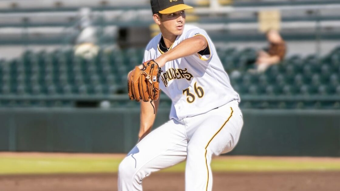 Pirates' prospect Thomas Harrington: photo courtesy of Pittsburgh Pirates.