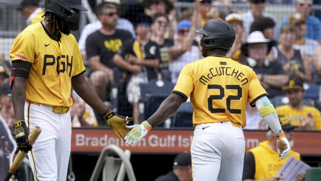 Oneil Cruz, Andrew McCutchen, Pittsburgh Pirates